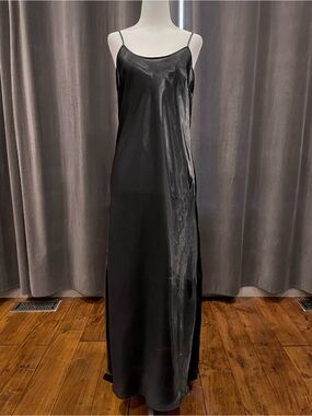 Victoria’s Secret black satin nightgown
